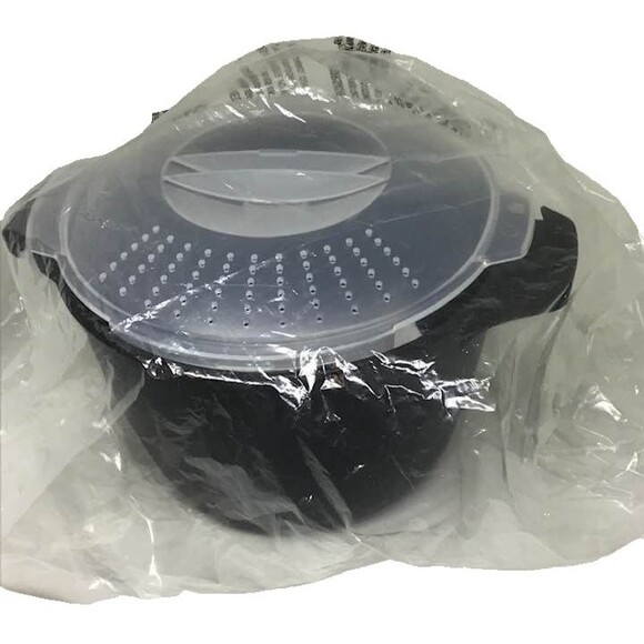 Pampered Chef Micro Cooker Set Microwave 1 2 3 quart Veg Rice Steamer Lids NEW - Picture 2 of 11